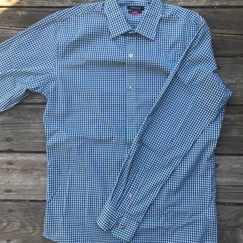 Men’s Van Heusen slim-fit stretch dress shirt M